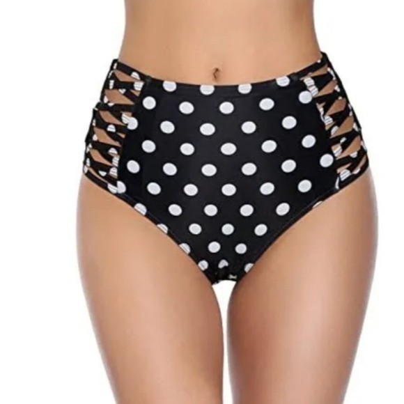 NWT- Size Medium HOLIPICK High Rise Women's Bikini Bottoms Full Coverage . $13 - Picture 6 of 9